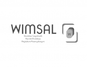 Projekt graficzny, nazwa firmy, tworzenie logo firm WIMSAL - HANDEL PRODUKCJA / OBRÓBKA  - pozytron