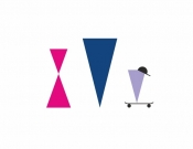 Projekt graficzny, nazwa firmy, tworzenie logo firm Logotyp KOBIETA, MĘŻCZYZNA, DZIECKO - Ołówkowy