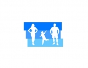 Projekt graficzny, nazwa firmy, tworzenie logo firm Logotyp KOBIETA, MĘŻCZYZNA, DZIECKO - speednet