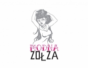 Projekt graficzny, nazwa firmy, tworzenie logo firm LOGO - MODNA ZOŁZA - radmar