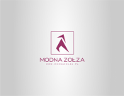 Projekt graficzny, nazwa firmy, tworzenie logo firm LOGO - MODNA ZOŁZA - P4vision