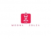 Projekt graficzny, nazwa firmy, tworzenie logo firm LOGO - MODNA ZOŁZA - ziemko