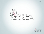 Projekt graficzny, nazwa firmy, tworzenie logo firm LOGO - MODNA ZOŁZA - raila