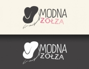 Projekt graficzny, nazwa firmy, tworzenie logo firm LOGO - MODNA ZOŁZA - sokol966