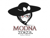 Projekt graficzny, nazwa firmy, tworzenie logo firm LOGO - MODNA ZOŁZA - SqadMiodulax_Mq