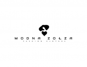 Projekt graficzny, nazwa firmy, tworzenie logo firm LOGO - MODNA ZOŁZA - tyna