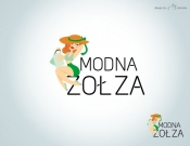 Projekt graficzny, nazwa firmy, tworzenie logo firm LOGO - MODNA ZOŁZA - raila