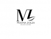 Projekt graficzny, nazwa firmy, tworzenie logo firm LOGO - MODNA ZOŁZA - catmanX