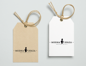 Projekt graficzny, nazwa firmy, tworzenie logo firm LOGO - MODNA ZOŁZA - moonka