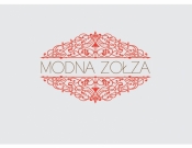Projekt graficzny, nazwa firmy, tworzenie logo firm LOGO - MODNA ZOŁZA - mr.m