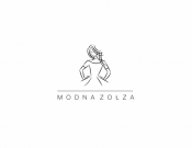 Projekt graficzny, nazwa firmy, tworzenie logo firm LOGO - MODNA ZOŁZA - Plush