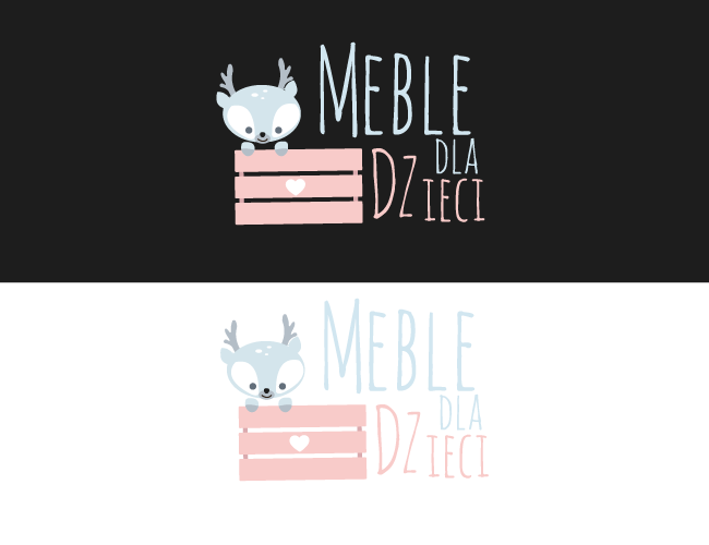 Projektowanie logo dla firm,  logo meble dla dzieci, logo firm - molly21