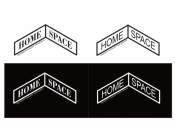 Projekt graficzny, nazwa firmy, tworzenie logo firm Logo dla doradcy rynku nieruchomości - setbaks