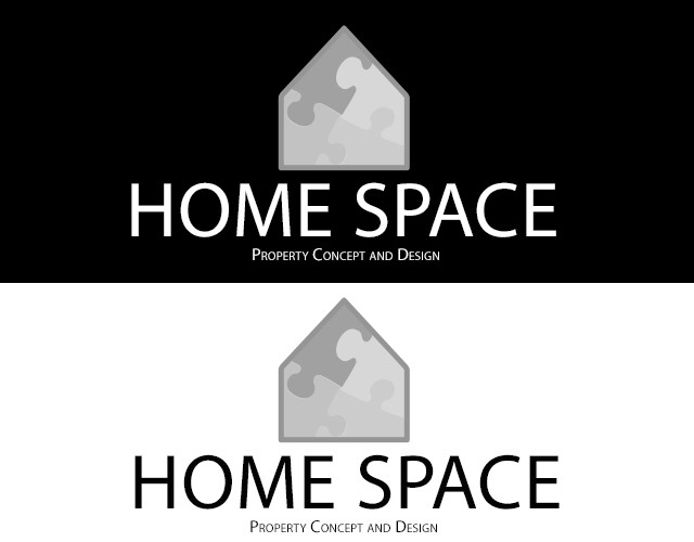 Projektowanie logo dla firm,  Logo dla doradcy rynku nieruchomości, logo firm - Home-Space