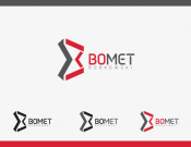 Projekt graficzny, nazwa firmy, tworzenie logo firm Logo firmy Bomet, branża metalowa  - dobryznak