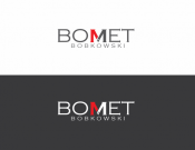 Projekt graficzny, nazwa firmy, tworzenie logo firm Logo firmy Bomet, branża metalowa  - RufArt