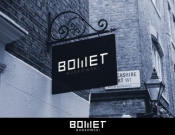 Projekt graficzny, nazwa firmy, tworzenie logo firm Logo firmy Bomet, branża metalowa  - sonilak