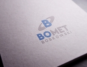 Projekt graficzny, nazwa firmy, tworzenie logo firm Logo firmy Bomet, branża metalowa  - feim