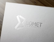 Projekt graficzny, nazwa firmy, tworzenie logo firm Logo firmy Bomet, branża metalowa  - dobryznak