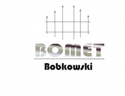 Projekt graficzny, nazwa firmy, tworzenie logo firm Logo firmy Bomet, branża metalowa  - Marta07