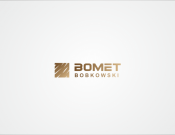 Projekt graficzny, nazwa firmy, tworzenie logo firm Logo firmy Bomet, branża metalowa  - projektor