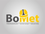 Projekt graficzny, nazwa firmy, tworzenie logo firm Logo firmy Bomet, branża metalowa  - Just...