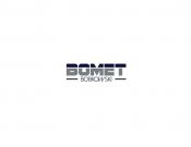 Projekt graficzny, nazwa firmy, tworzenie logo firm Logo firmy Bomet, branża metalowa  - lenkadesign