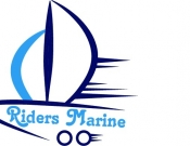 Projekt graficzny, nazwa firmy, tworzenie logo firm Importer jachtów motorowych - niebiesska