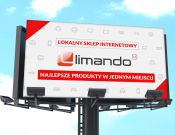 Projekt graficzny, nazwa firmy, tworzenie logo firm Billboard reklamowy Limando.pl - absdesign
