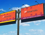 Projekt graficzny, nazwa firmy, tworzenie logo firm Billboard reklamowy Limando.pl - Lisek13