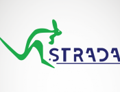 Projekt graficzny, nazwa firmy, tworzenie logo firm Logo dla biura podróży STRADA - Wiaterek