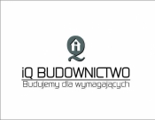 Projekt graficzny, nazwa firmy, tworzenie logo firm Logo firmy budowlanej IQ Budownictwo - fudi79
