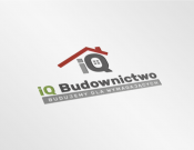 Projekt graficzny, nazwa firmy, tworzenie logo firm Logo firmy budowlanej IQ Budownictwo - webska