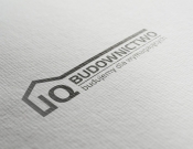 Projekt graficzny, nazwa firmy, tworzenie logo firm Logo firmy budowlanej IQ Budownictwo - feim