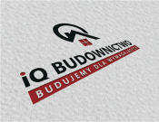 Projekt graficzny, nazwa firmy, tworzenie logo firm Logo firmy budowlanej IQ Budownictwo - Darksider
