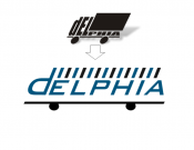 Projekt graficzny, nazwa firmy, tworzenie logo firm Logotyp dla spedycji Delphia - malarz