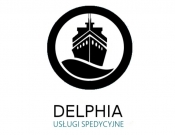 Projekt graficzny, nazwa firmy, tworzenie logo firm Logotyp dla spedycji Delphia - jezyk