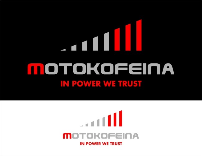 Projektowanie logo dla firm,  Logo serwisu motoryzacyjnego, logo firm - motokofeina
