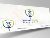 Projekt graficzny, nazwa firmy, tworzenie logo firm Logotyp dla Sport Club Poznań - myConcepT