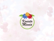 Projekt graficzny, nazwa firmy, tworzenie logo firm Logo dla kwiaciarni Kwiatomania - myConcepT