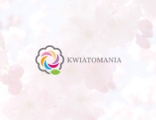 Projekt graficzny, nazwa firmy, tworzenie logo firm Logo dla kwiaciarni Kwiatomania - myConcepT