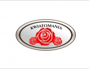 Projekt graficzny, nazwa firmy, tworzenie logo firm Logo dla kwiaciarni Kwiatomania - VANDALIK