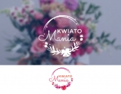 Projekt graficzny, nazwa firmy, tworzenie logo firm Logo dla kwiaciarni Kwiatomania - mooya