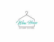 projektowanie logo oraz grafiki online Logo dla sklepu Wow house 