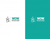 Projekt graficzny, nazwa firmy, tworzenie logo firm Logo dla sklepu Wow house  - ADesigne