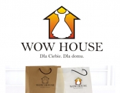 Projekt graficzny, nazwa firmy, tworzenie logo firm Logo dla sklepu Wow house  - mw-projekty
