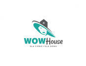 Projekt graficzny, nazwa firmy, tworzenie logo firm Logo dla sklepu Wow house  - nexart
