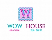 Projekt graficzny, nazwa firmy, tworzenie logo firm Logo dla sklepu Wow house  - ggiena