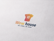 Projekt graficzny, nazwa firmy, tworzenie logo firm Logo dla sklepu Wow house  - absdesign