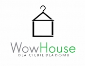 Projekt graficzny, nazwa firmy, tworzenie logo firm Logo dla sklepu Wow house  - MMgraf